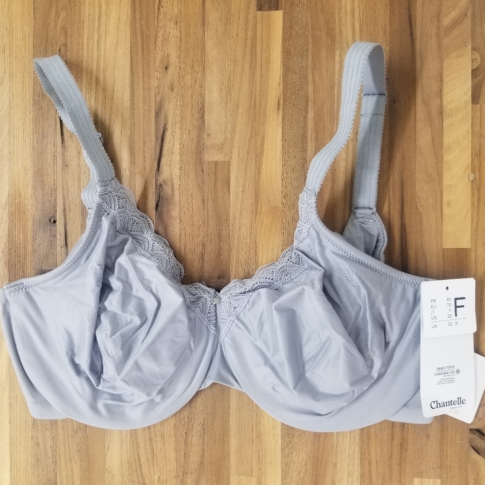 32 DDD Chantelle new ..tags not attached gray 332F